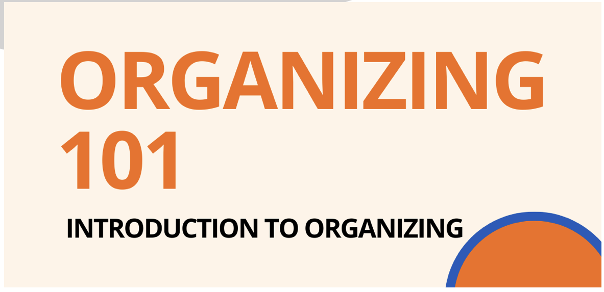Organizing 101 Host Info Session