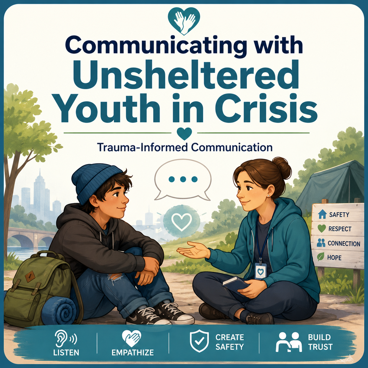 Communicating with Unsheltered Youth in Crisis