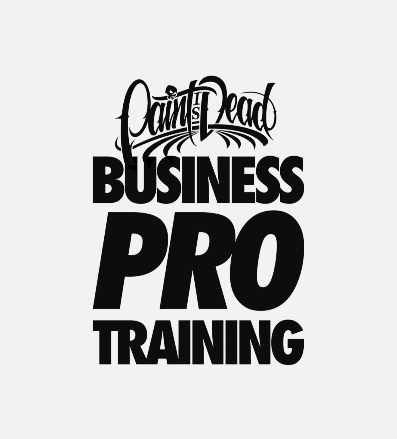 Paint is Dead, Business PRO Training Logo